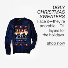 Ugly Christmas Sweaters, shop now
